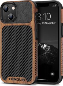 iPhone 14 Wood Case, Compatible with MagSafe